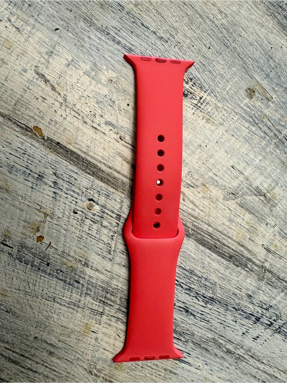 Apple Bright Salmon Pink Silicone Watch Band for Apple Watch